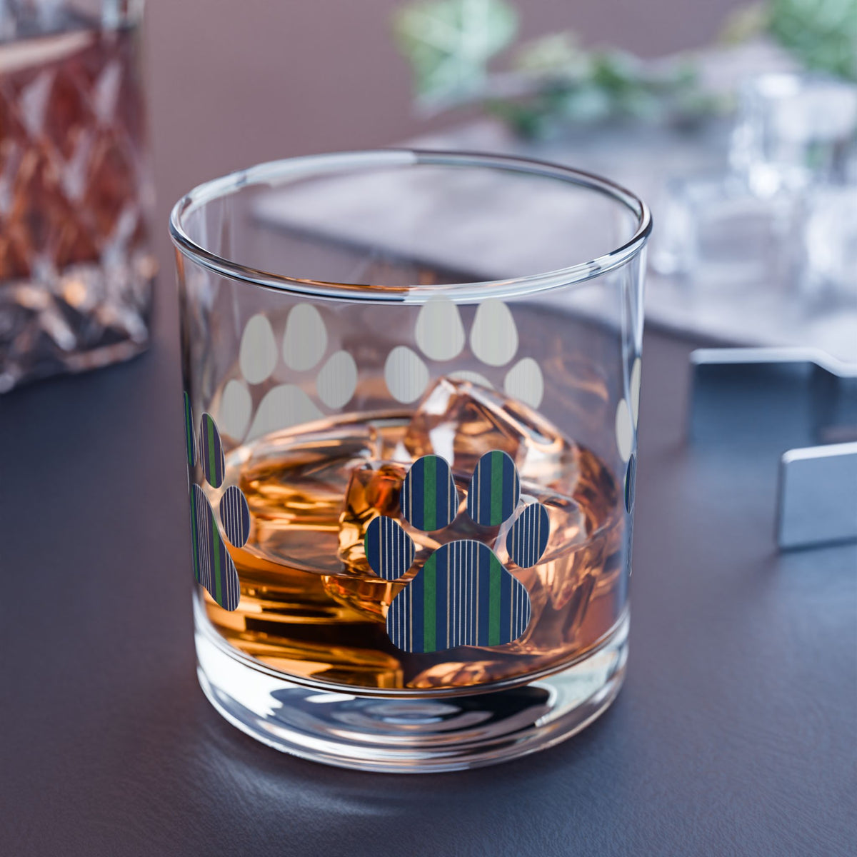 The Dog Dad Club Rocks Glass