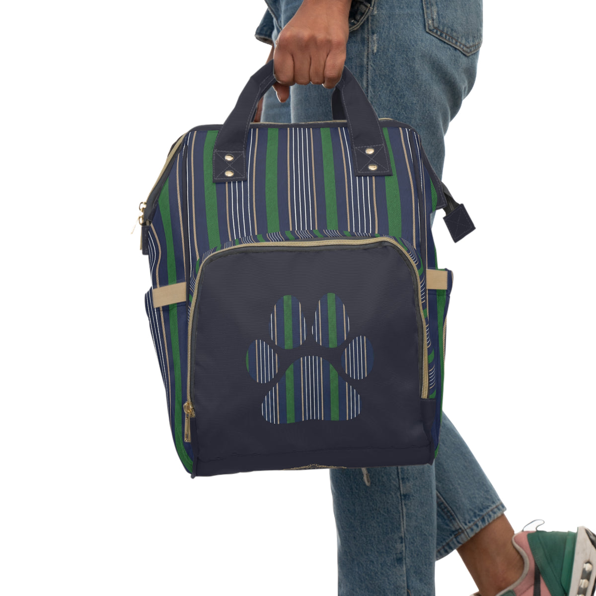 The Dog Dad Club Paw Print Backpack