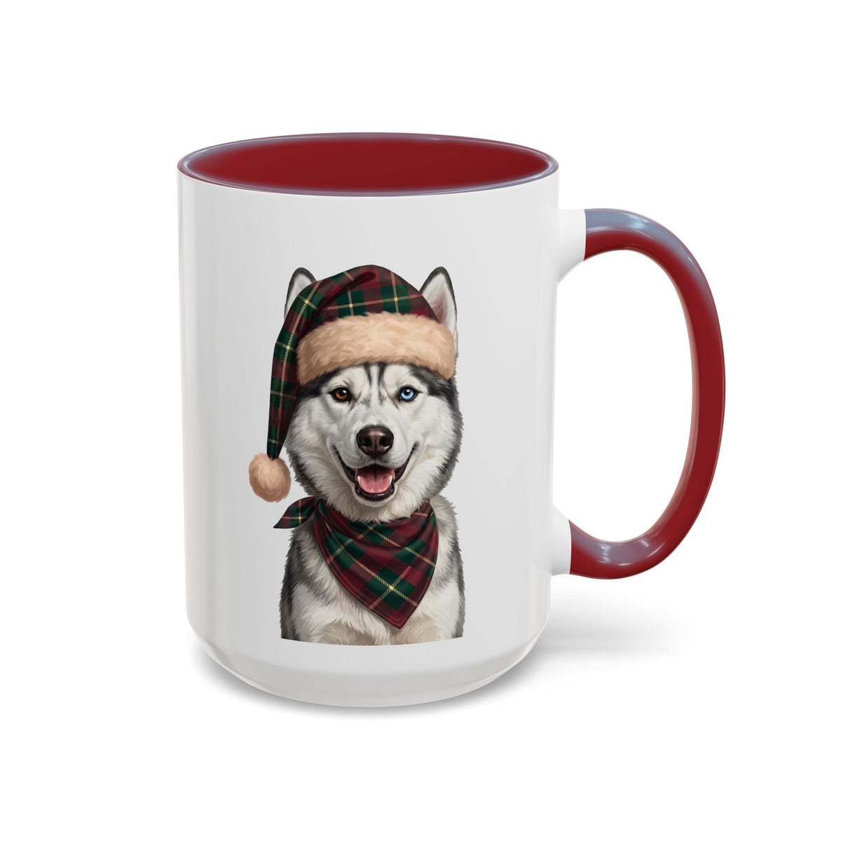 Husky Holiday Mug | Maroon | 15oz