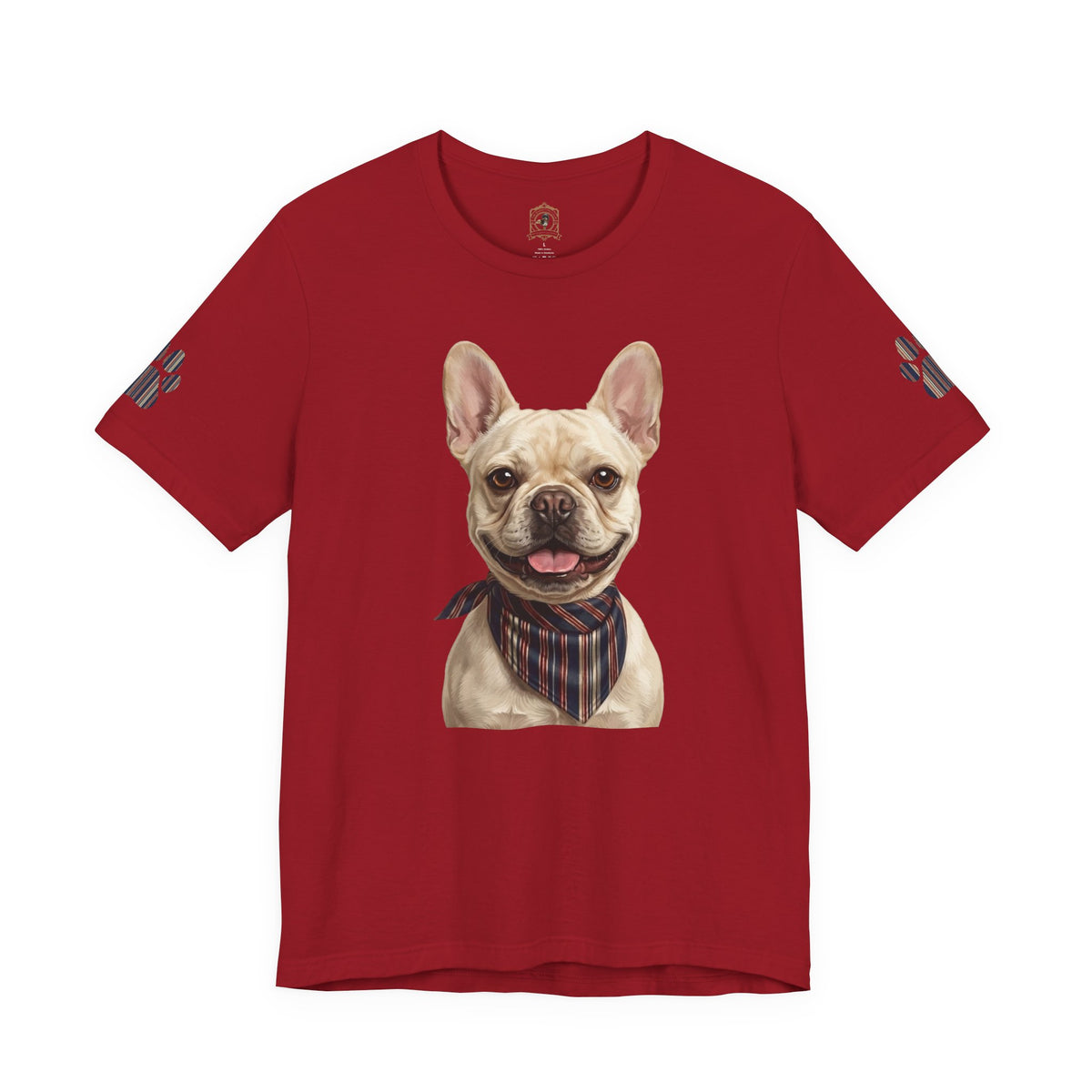 The 1776 Club Cream French Bulldog Portrait Tee