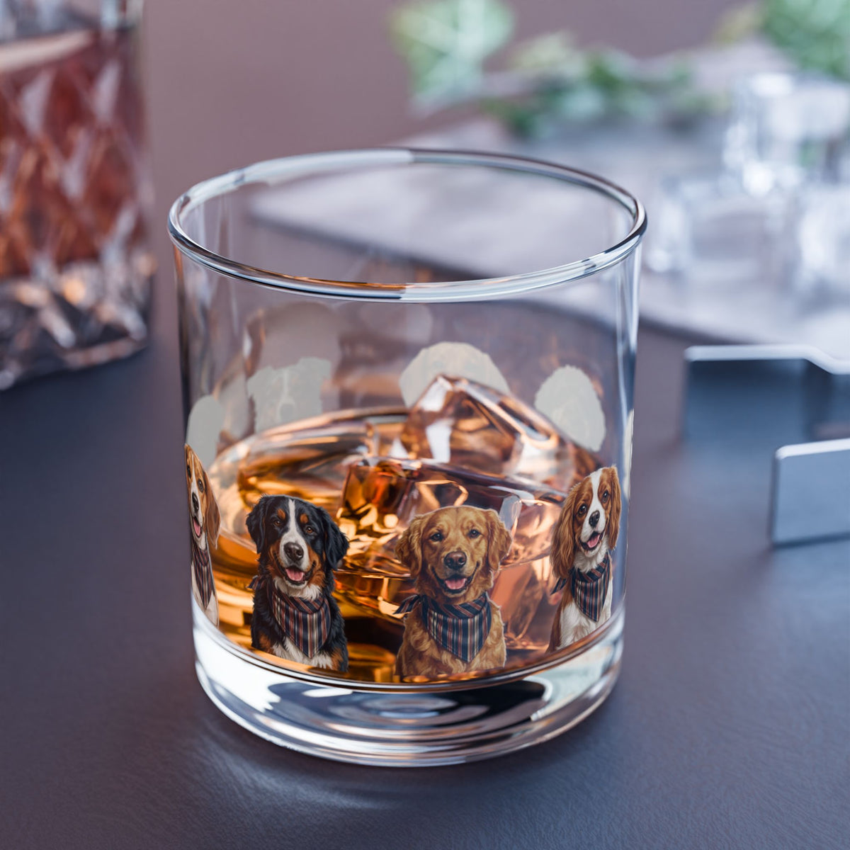 The 1776 Club Rocks Glass - Dog Portraits