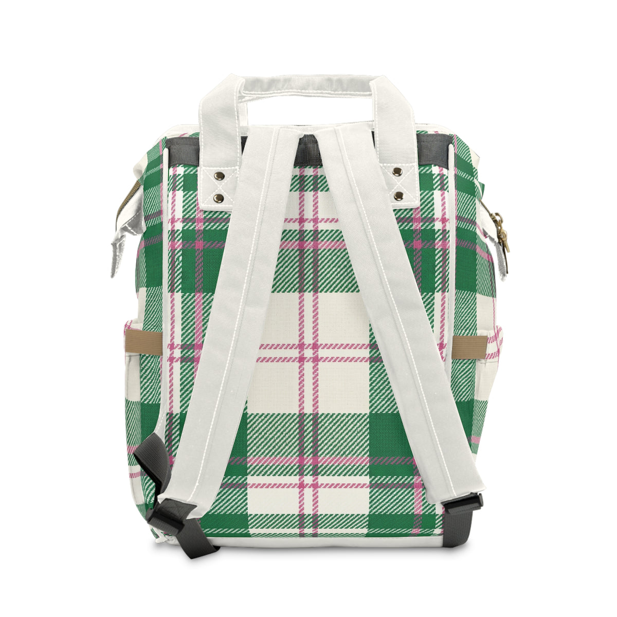 The Dog Mom Club Tartan Backpack