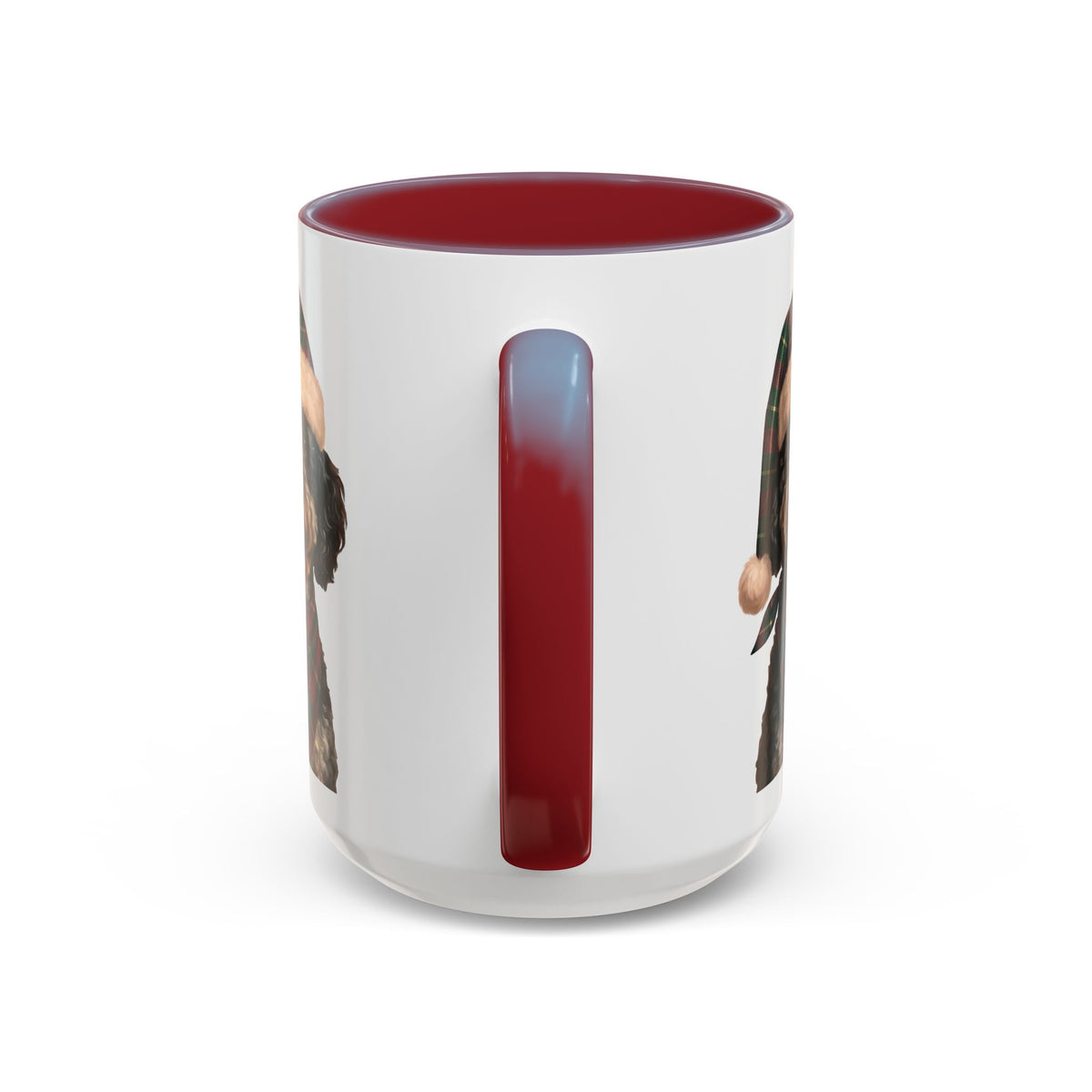 Jazzy Doodle G. Holiday Mug | Maroon | 15oz