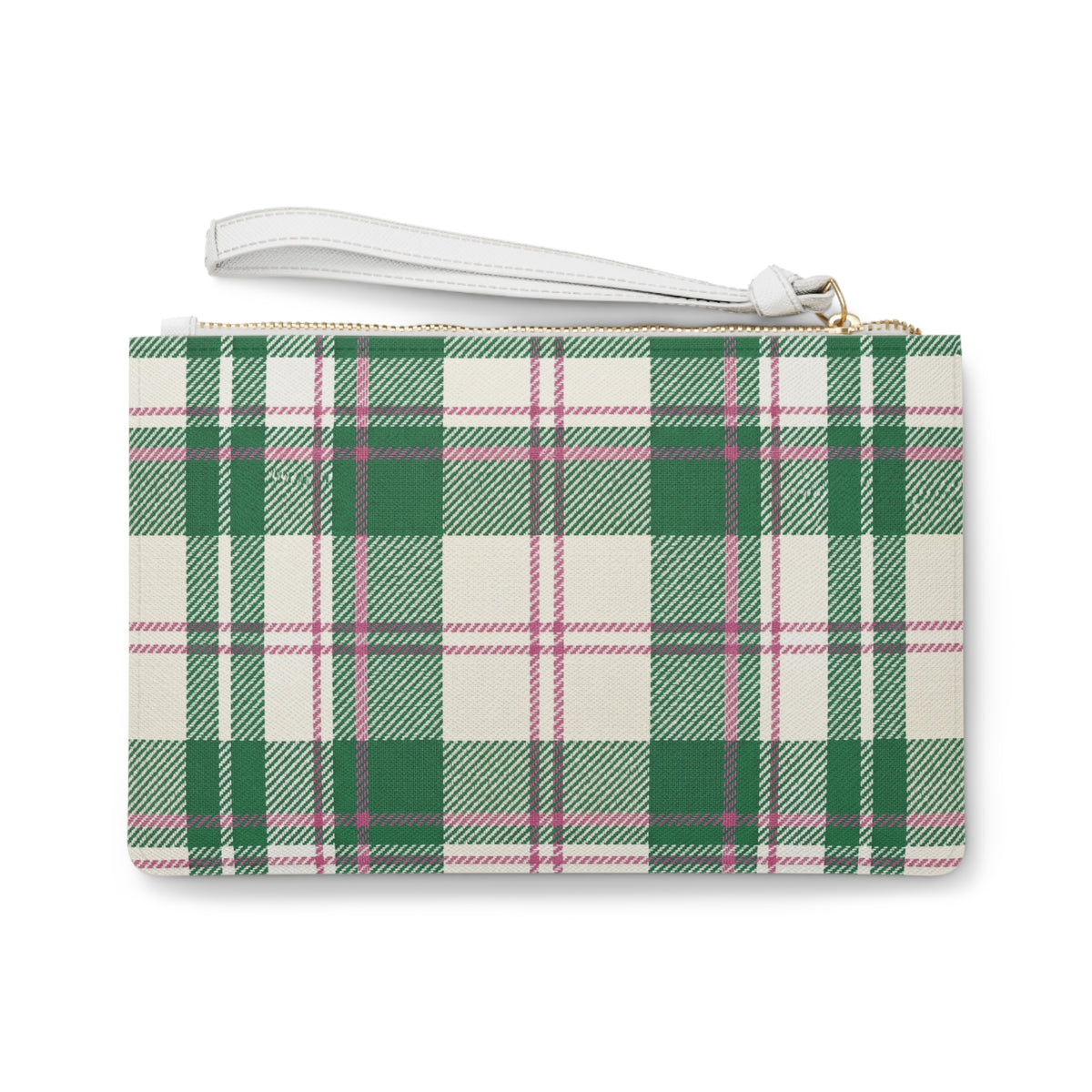 The Dog Mom Club Tartan Clutch