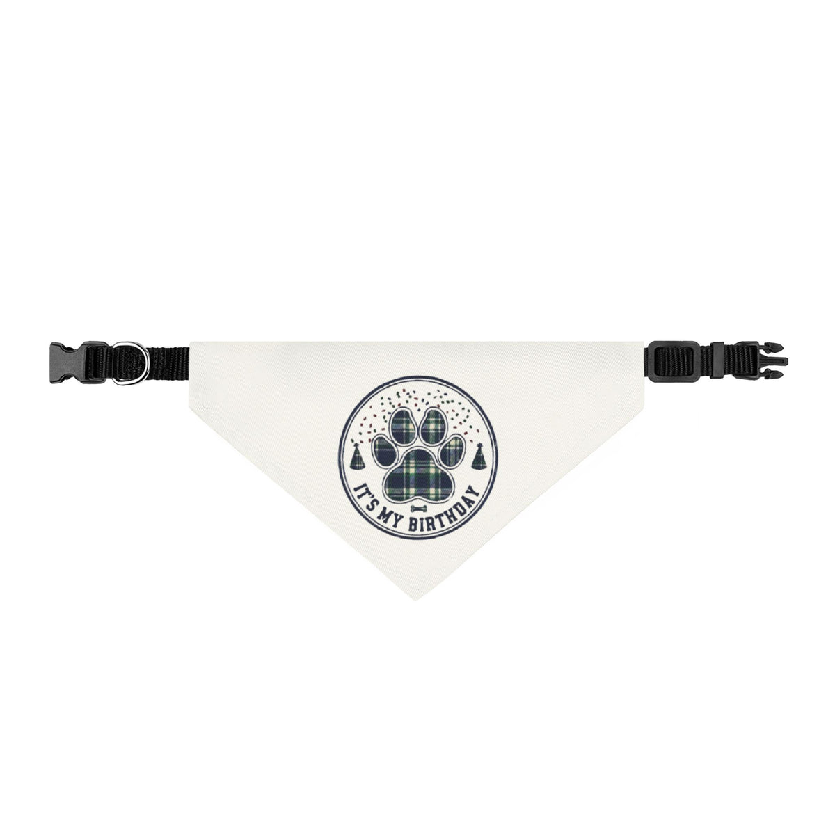 It's My Birthday Clip On Bandana | Navy