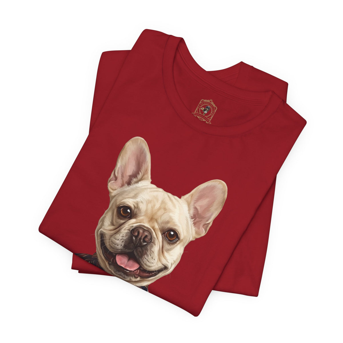 The 1776 Club Cream French Bulldog Portrait Tee