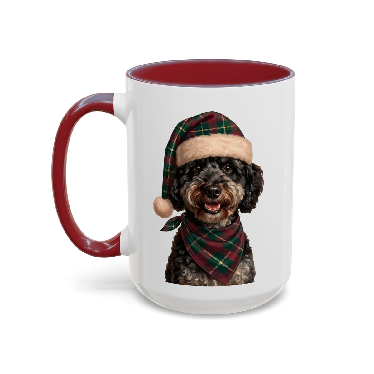 Jazzy Doodle G. Holiday Mug | Maroon | 15oz