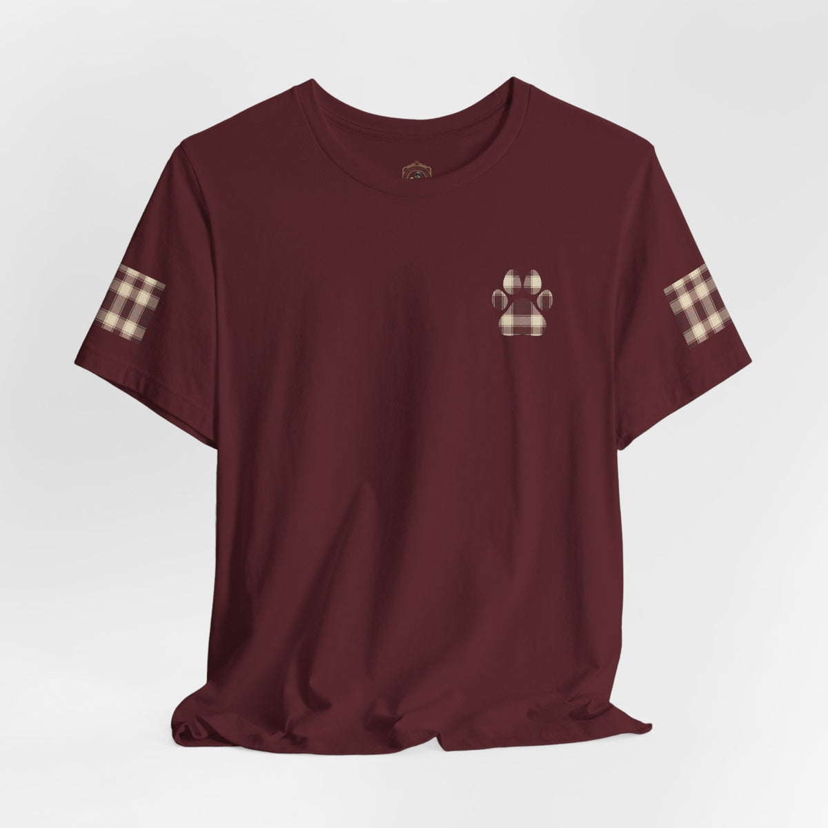 Country Estate Collection Plaid Paw Print Tee