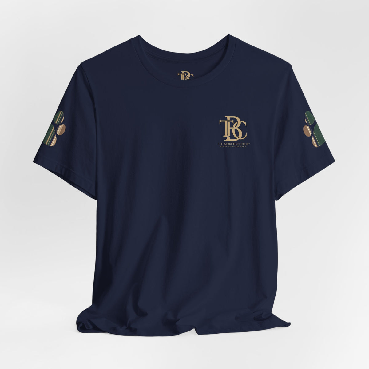 The Barketing Club Crest Tee | Forest | Navy