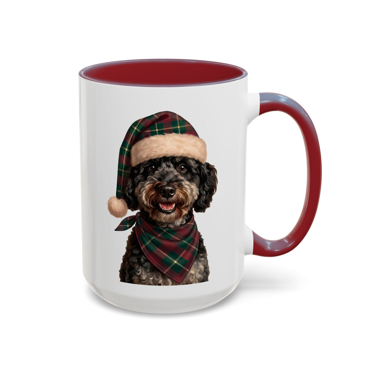 Jazzy Doodle G. Holiday Mug | Maroon | 15oz