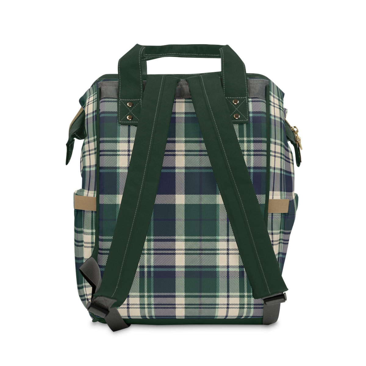 Plaid Dog Backpack | Forest & Navy | Country Estate Collection