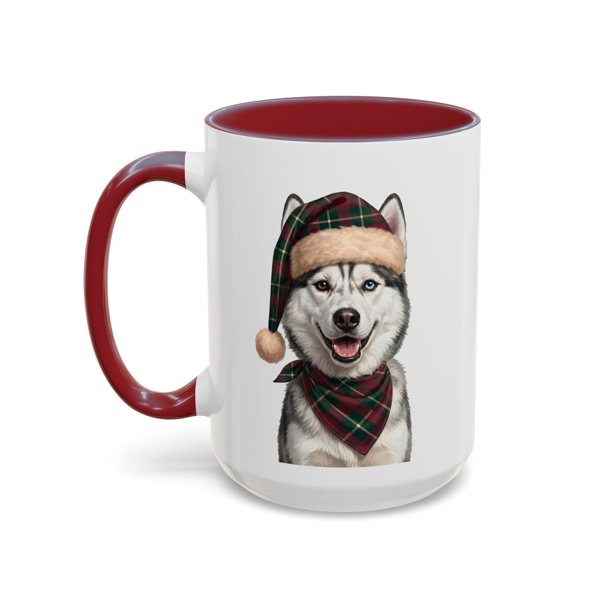 Husky Holiday Mug | Maroon | 15oz
