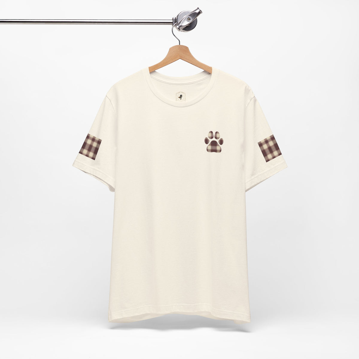 Country Estate Collection Plaid Paw Print Tee