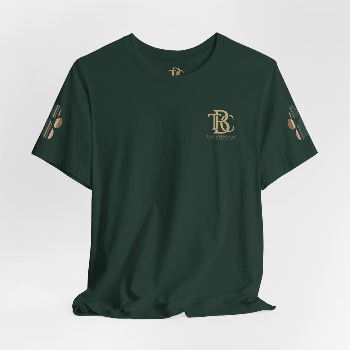 The Barketing Club Crest Tee | Forest | Navy