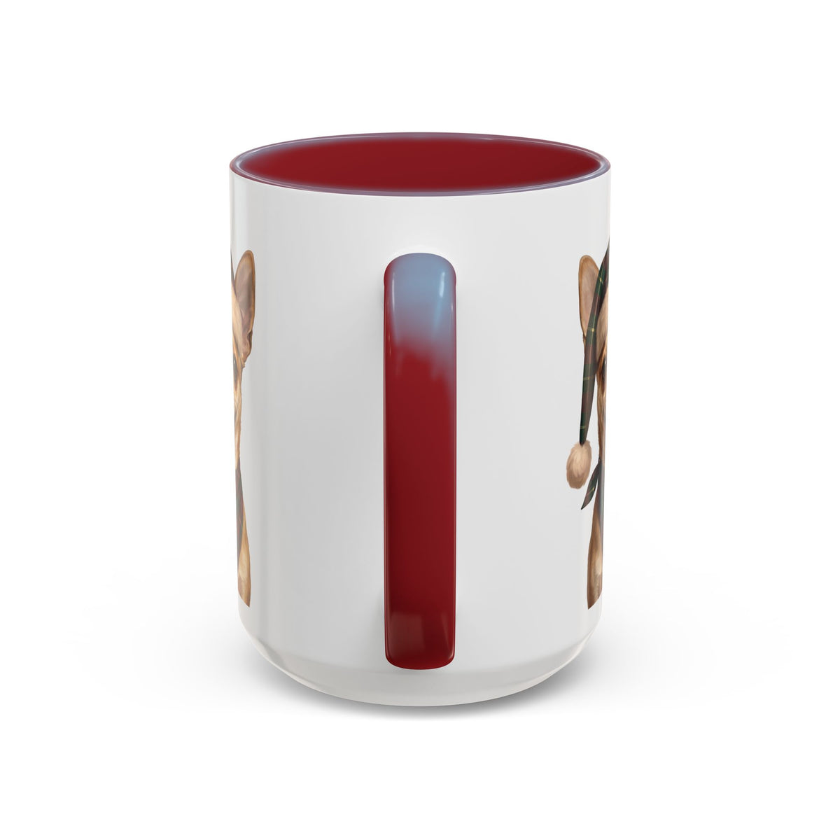 Chihuahua Holiday Mug | Maroon | 15oz