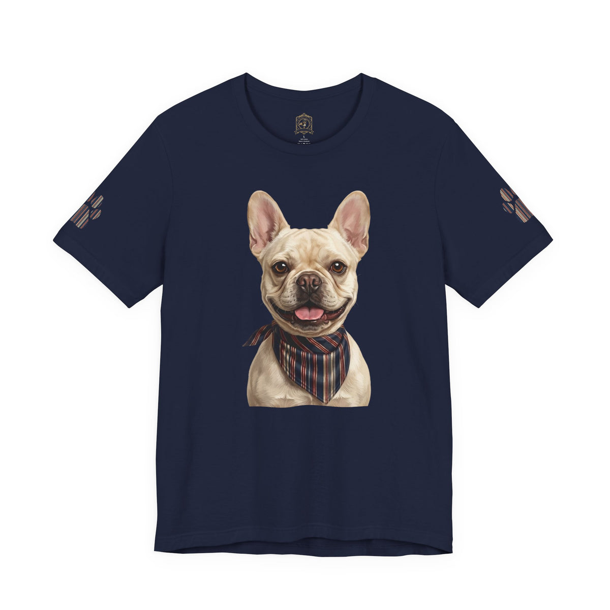 The 1776 Club Cream French Bulldog Portrait Tee