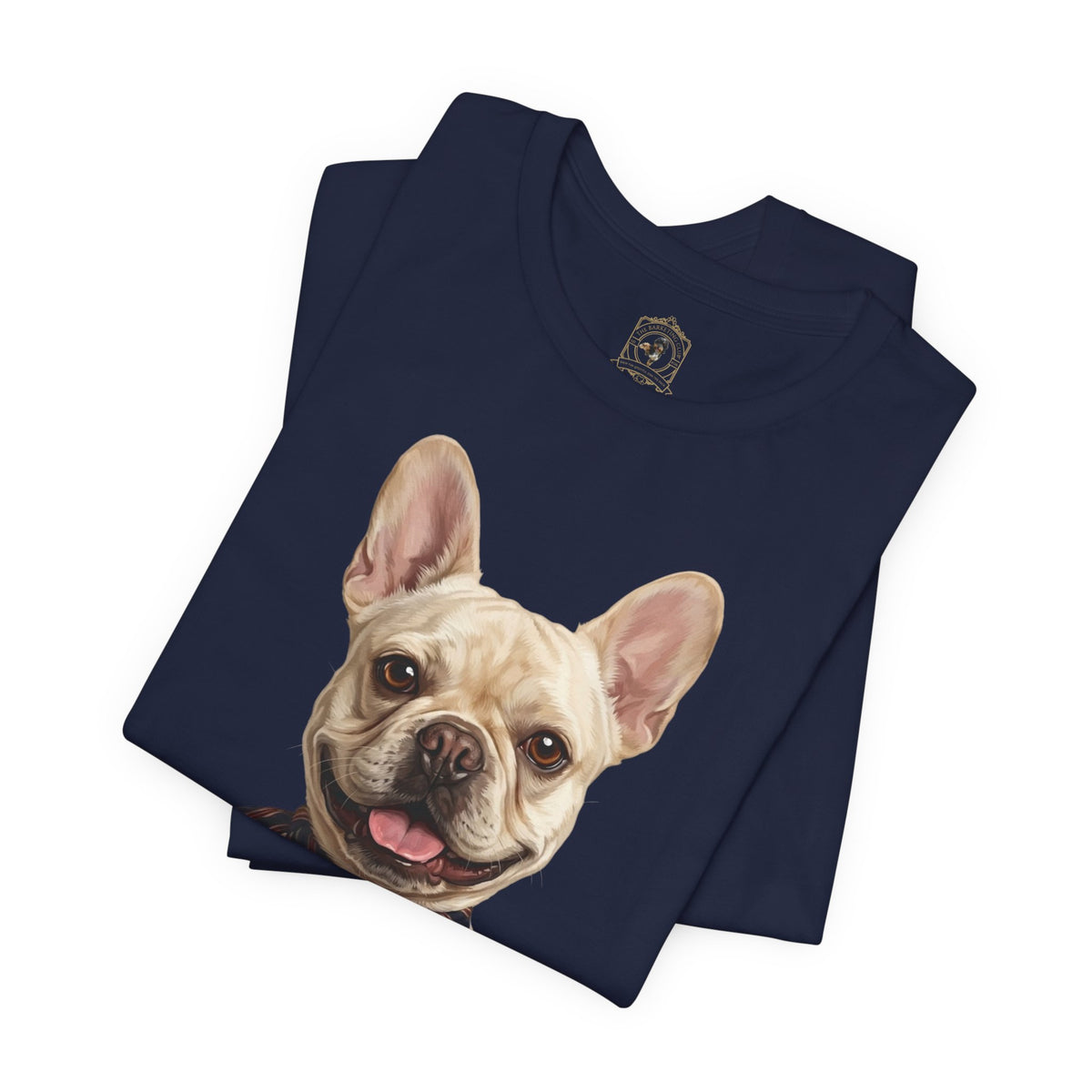 The 1776 Club Cream French Bulldog Portrait Tee